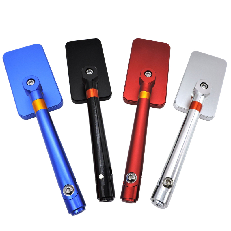 Universal καθρέπτης οπισθοπορείας μοτοσικλέτας, κυκλικό σχήμα, αλουμινένιο περίβλημα, μοντέλο BY-020, εγκατάσταση μπροστά και πίσω