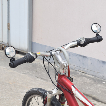Ogledalo retrovizor convex universal pentru biciclete și motociclete electrice, montaj fără găuri, HD vedere cu unghi lat, greutate 25 g, diametru 6,5 cm