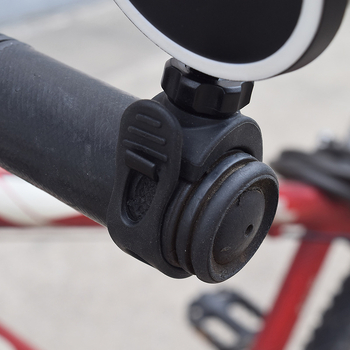 Ogledalo retrovizor convex universal pentru biciclete și motociclete electrice, montaj fără găuri, HD vedere cu unghi lat, greutate 25 g, diametru 6,5 cm