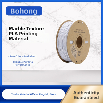 PLA filament s mermernom teksturom, brzina ispisa 50-350 m/s, mlaznica 0,4 mm