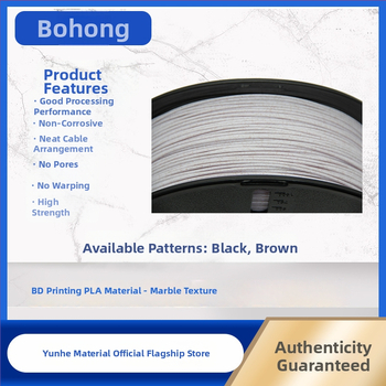 PLA filament s mermernom teksturom, brzina ispisa 50-350 m/s, mlaznica 0,4 mm