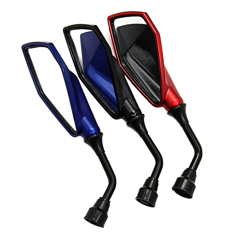 Oglindă de vedere în spate JP-2065, oglindă plană pentagonală, suprafață din sticlă, capac din plastic, origine Zhejiang