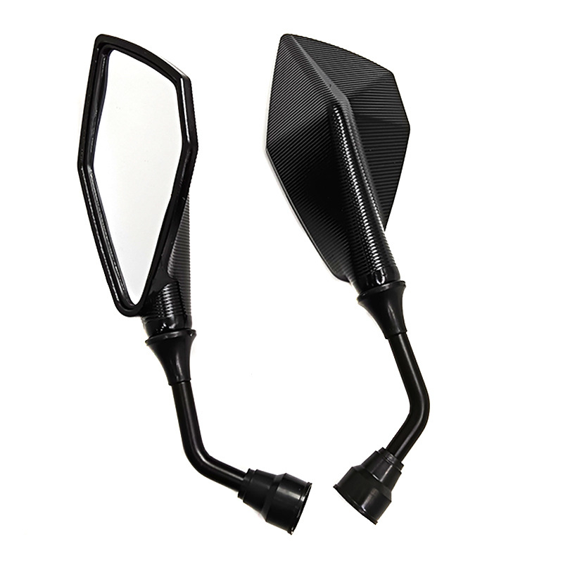 Oglindă de vedere în spate JP-2065, oglindă plană pentagonală, suprafață din sticlă, capac din plastic, origine Zhejiang