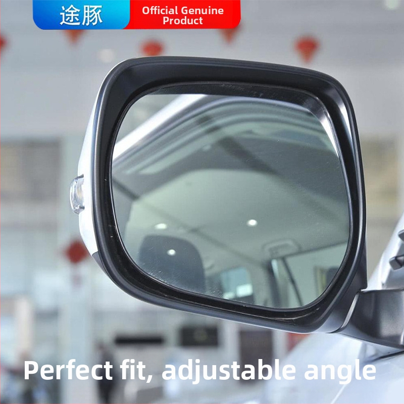 Exteriérové sklo zrkadla pre Toyota Prado 03-09, ploché zrkadlo, HD, 12V