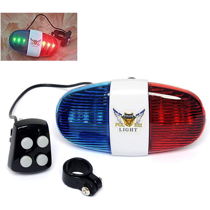 Elektronički klaxon za planinski bicikl sa svjetlećim zvonom – TANJIHAI, plastika, model 325A, Uvoz: Ne