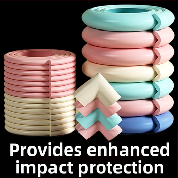 Gyerekeknek készült ütközésgátló szalag – szélesített és megvastagodott, nem mérgező, ragasztómentes sarokvédő