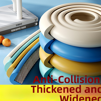 Gyerekeknek készült ütközésgátló szalag – szélesített és megvastagodott, nem mérgező, ragasztómentes sarokvédő