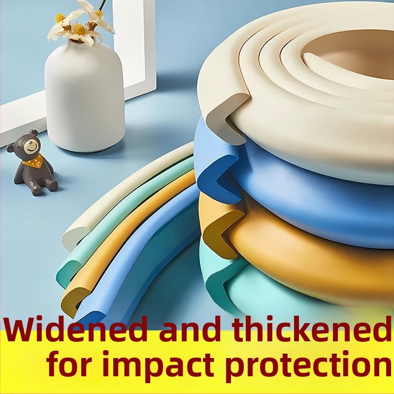 Gyerekeknek készült ütközésgátló szalag – szélesített és megvastagodott, nem mérgező, ragasztómentes sarokvédő