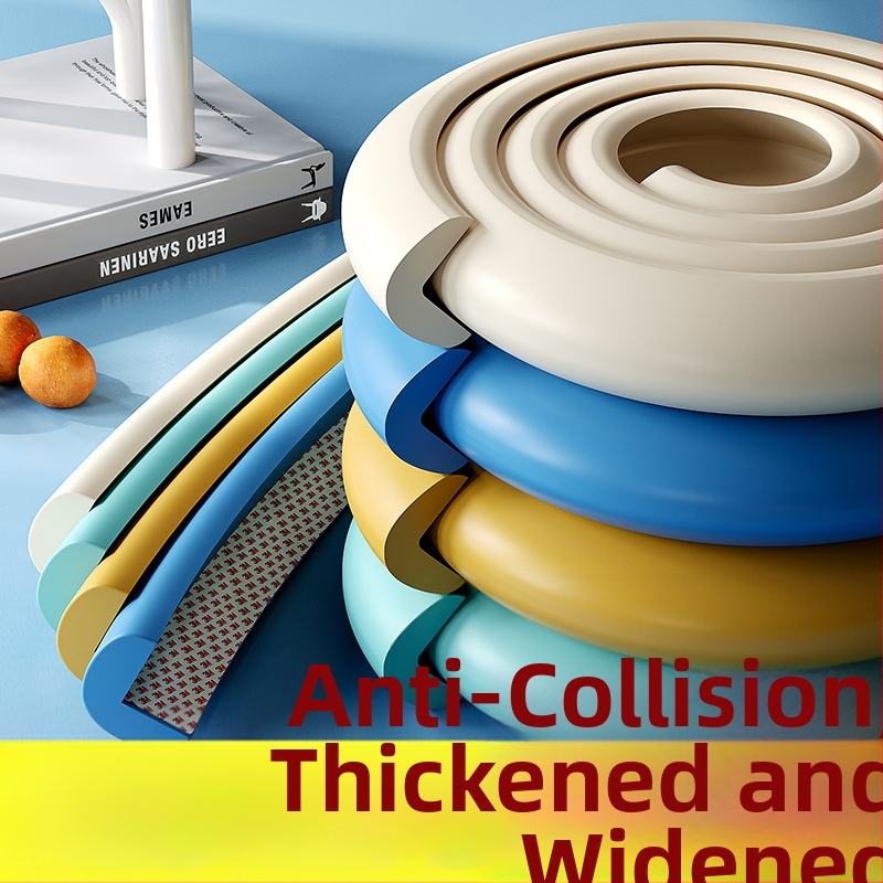 Gyerekeknek készült ütközésgátló szalag – szélesített és megvastagodott, nem mérgező, ragasztómentes sarokvédő