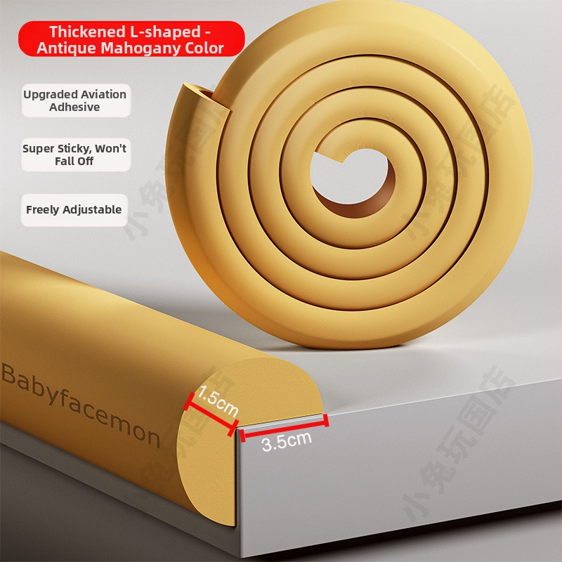 Gyerekeknek készült ütközésgátló szalag – szélesített és megvastagodott, nem mérgező, ragasztómentes sarokvédő