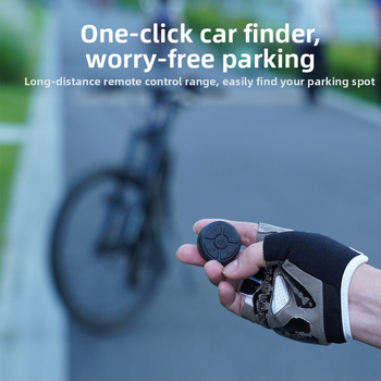 Bežični zvon za bicikl s daljinskim upravljačem, glasni alarm protiv krađe za planinske bicikle (Wind&Moon WT11, plastika)