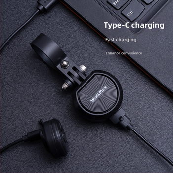 Bežični zvon za bicikl s daljinskim upravljačem, glasni alarm protiv krađe za planinske bicikle (Wind&Moon WT11, plastika)