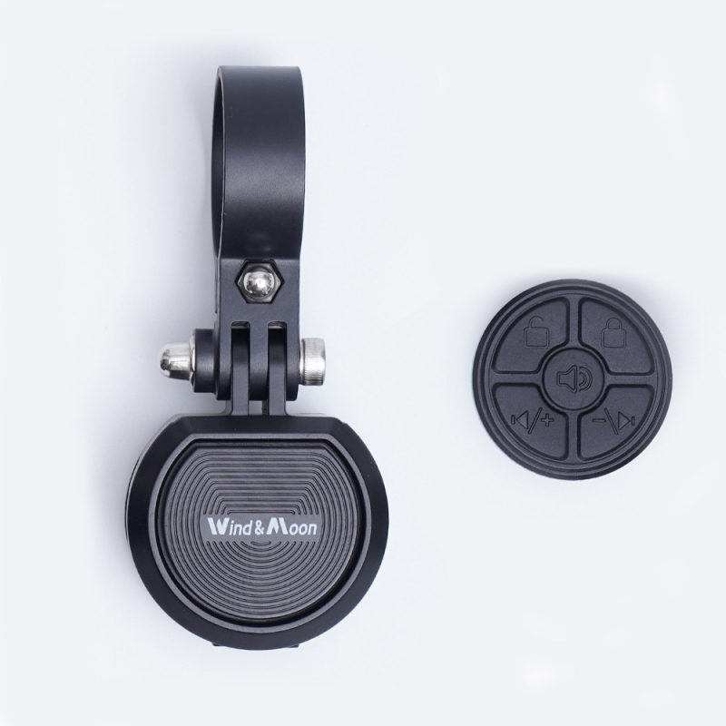 Bežični zvon za bicikl s daljinskim upravljačem, glasni alarm protiv krađe za planinske bicikle (Wind&Moon WT11, plastika)