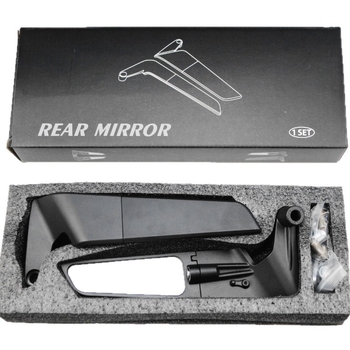 Καθρέφτης μοτοσικλέτας – καθολικός, ρυθμιζόμενη γωνία, κράμα αλουμινίου, μοντέλο Qx-1367-9 (τυπική έκδοση)