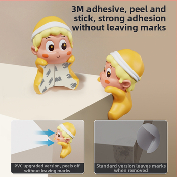 Detský ochranný roh pre stoly a skrinky — proti nárazu, tvar: pravý uhol, značka Mr. Art, model YYQ10127, balíček 300 ks