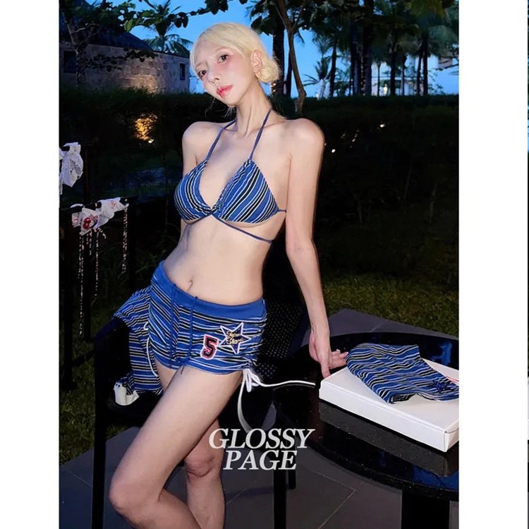 Ženski seksi bikini set od tri dijela, korejskog stila, nova moda
