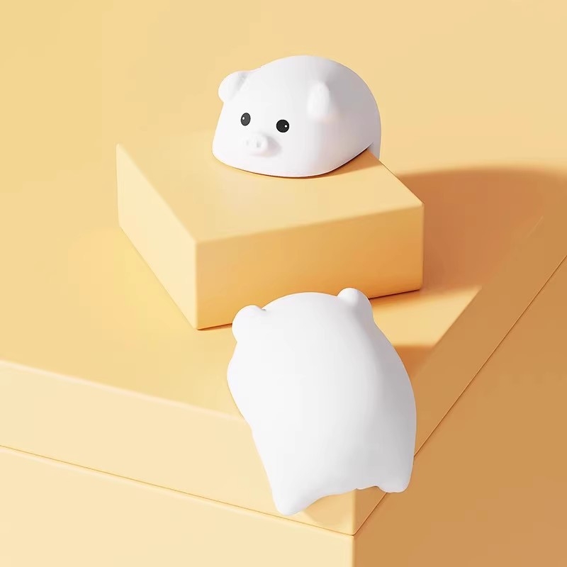 Защитник за ъгъл на маса и кухненския аспиратор, мек силикон, правоъгълен ъгъл, анимационен дизайн