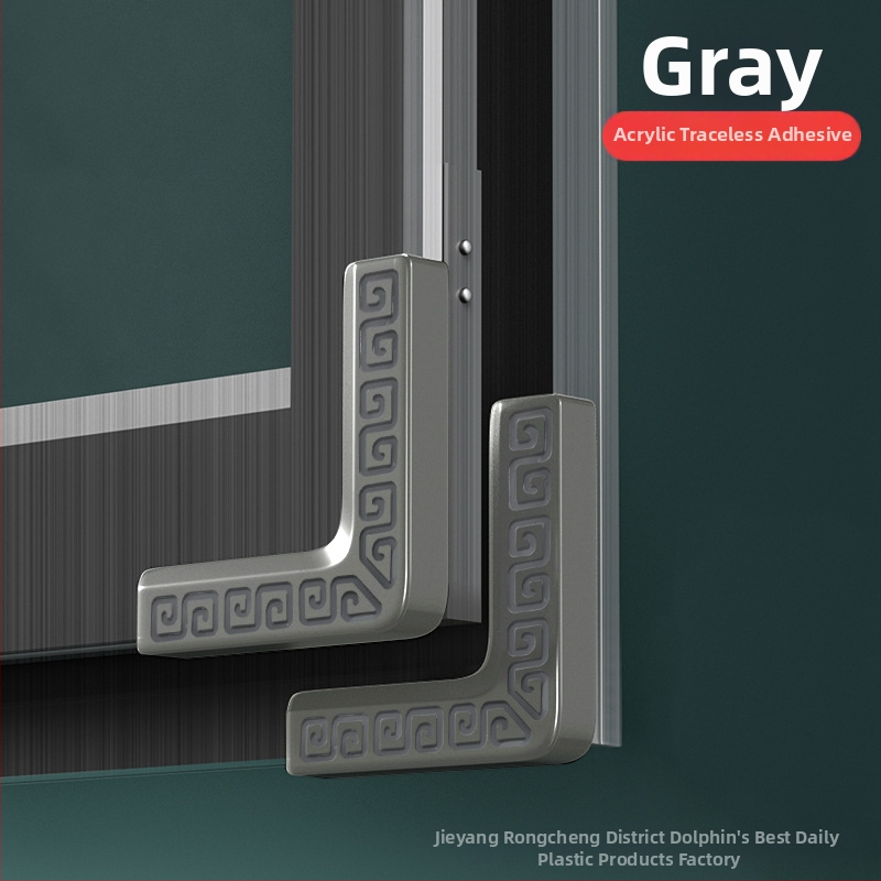 Ochranný kryt rohu okna, proti kolízii, priehľadný, pravouhlý tvar; Pôvod: Jieyang, Guangdong