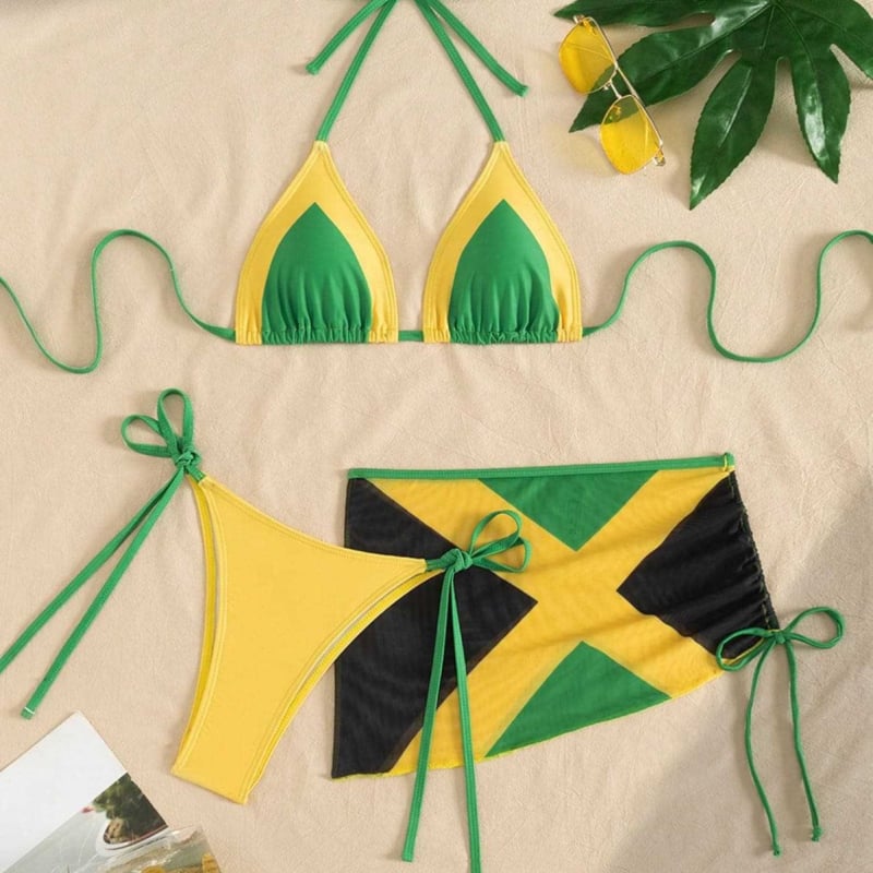 Ženski kupaći kostim u europsko-američkom stilu, seksi, bez žice, s jastučićima za grudi; materijal: 82% poliester, 18% spandex; težina 200 g; bez rukava; pogodan za plivanje i vodene sportove