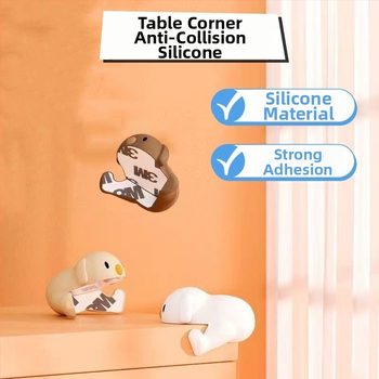 Силиконов предпазител за ъгъл на мебели с форма на кученце – защита от удари, пакет 1000 бр.