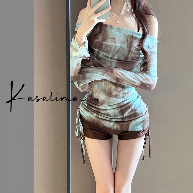 Ženski trodijelni bikini set, model 2026, seksi push-up, za male grudi, prekrivanje trbuha, vitkija silueta, za termalne izvore i odmor