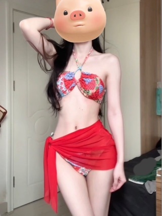 Ženski bezrameni bikini set s krugom i suknjom, trodijelni kupaći kostim, podstavljeni gornji dio, poliester-elastan