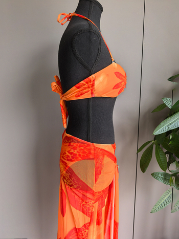 Trodijelni bikini set za žene – seksi, tijesan kroj, visoka elastičnost, s jastučićem za prsa i bez čelične potpore; materijal: najlon 80% / podstava Lycra 20% Spandex