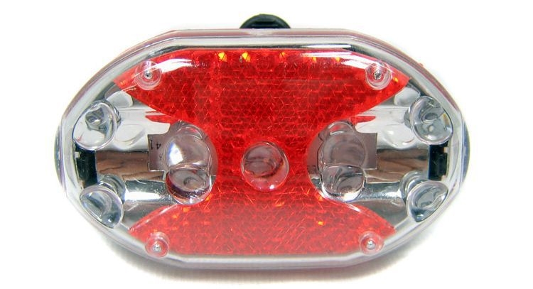 9-LED stražnja svjetiljka za bicikl s funkcijom upozorenja, model 208