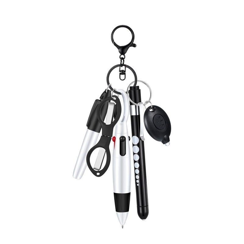 Σετ στυλό με περιδέραιο νοσοκόμας, ψαλίδι και αναδιπλούμενο highlighter