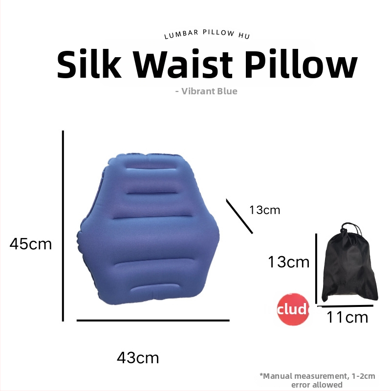 Naduvna lumbalna jastučić LS01, TPU materijal, debljina 11 cm, hexagon stil, težina 200 g