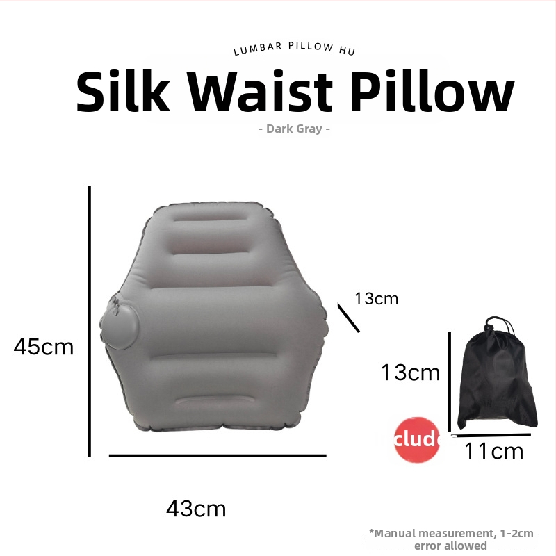 Naduvna lumbalna jastučić LS01, TPU materijal, debljina 11 cm, hexagon stil, težina 200 g
