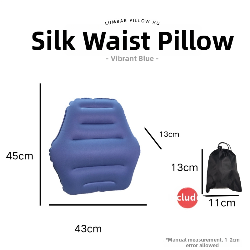 Naduvna lumbalna jastučić LS01, TPU materijal, debljina 11 cm, hexagon stil, težina 200 g