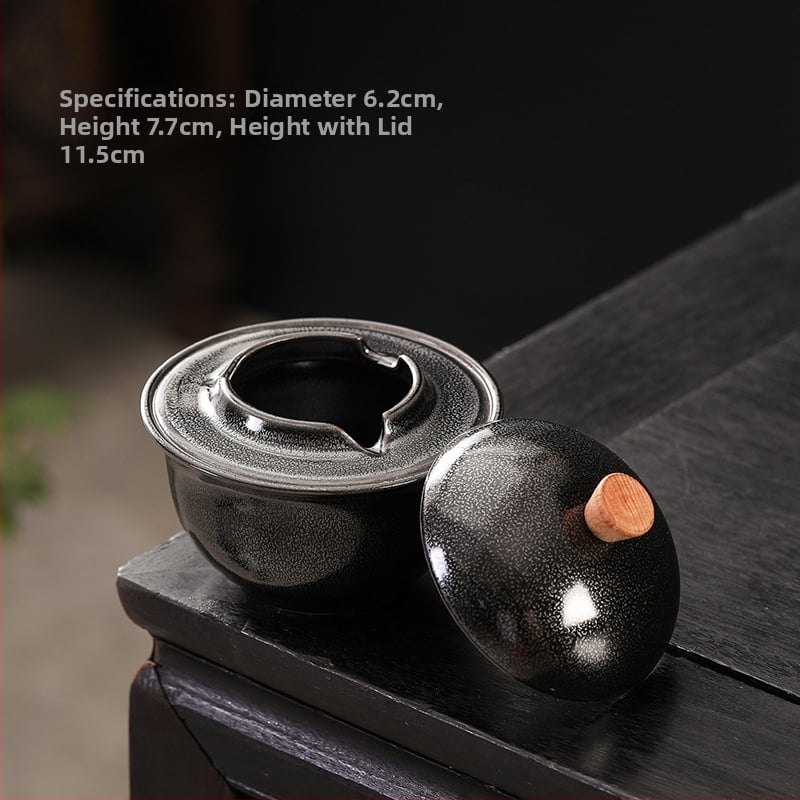 Scrumieră ceramică cu capac, siglă imprimată, pentru uz casnic și birou, ambalaj de 100 bucăți