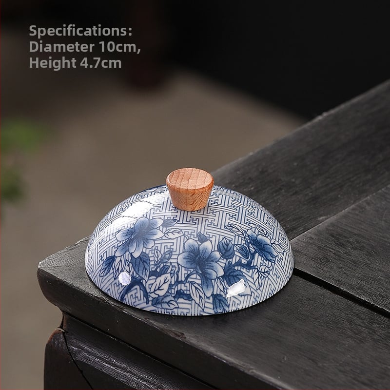 Scrumieră ceramică cu capac, siglă imprimată, pentru uz casnic și birou, ambalaj de 100 bucăți