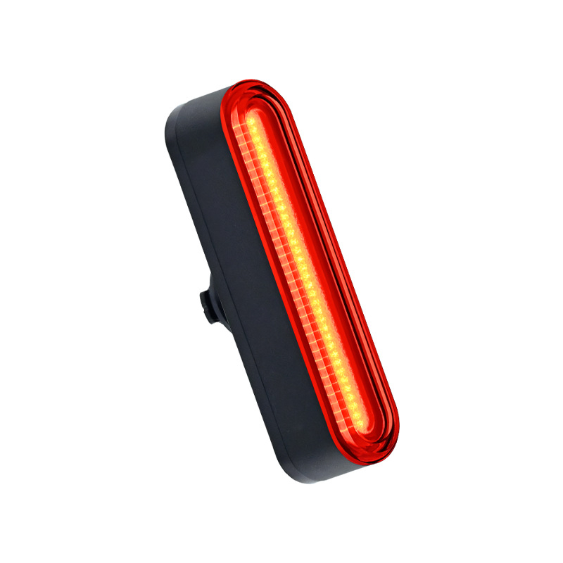 Stražnja svjetiljka za bicikl s pametnim senzorom kočenja, 800 mAh, USB-C punjenje, montaža trakom (DW-36, Coolwal)