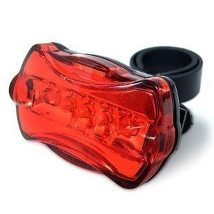Stražnje svjetlo za bicikl, za brdske i cestovne bicikle, leptir dizajn, 5 LED, Leiwei
