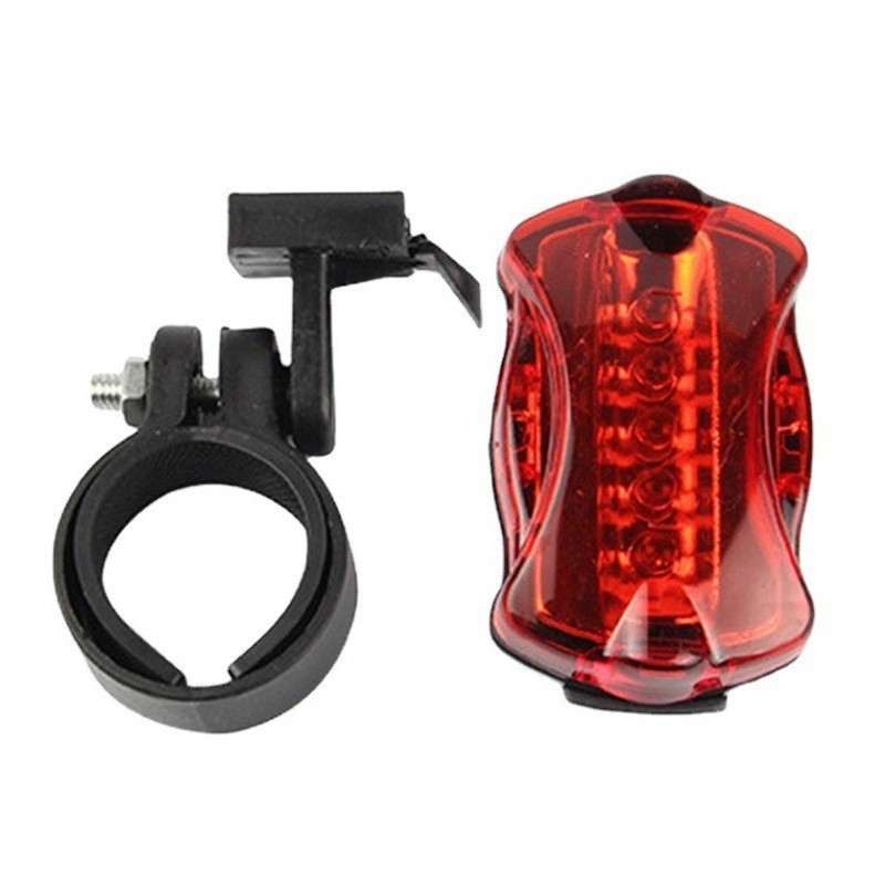 Stražnje svjetlo za bicikl, za brdske i cestovne bicikle, leptir dizajn, 5 LED, Leiwei
