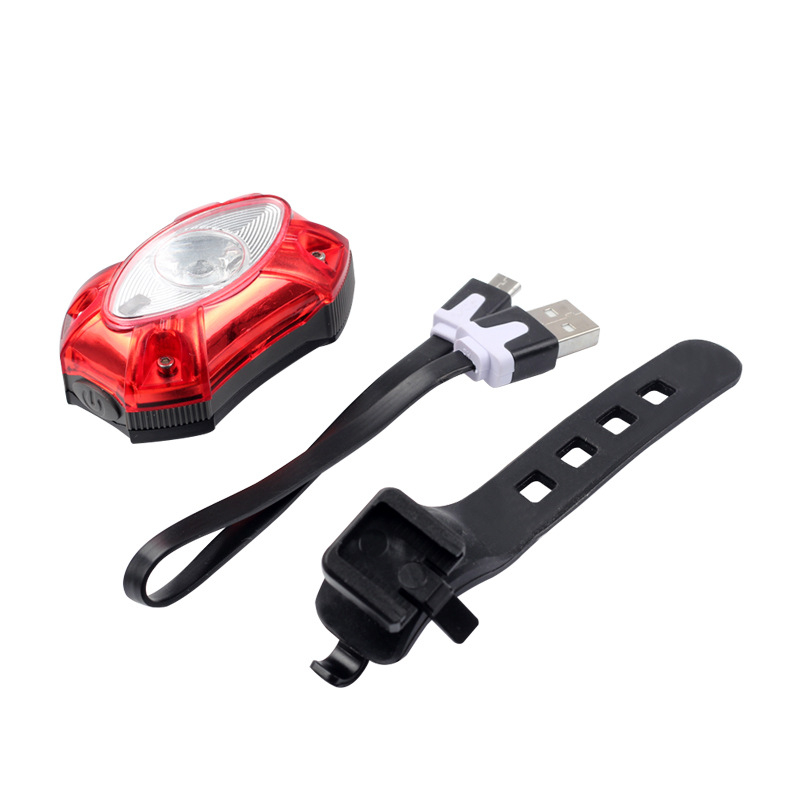 RAYPAL 2268 USB punjiva stražnja svjetiljka za bicikl – brdski bicikl, 3W visoke svjetline, sigurnosno upozorenje