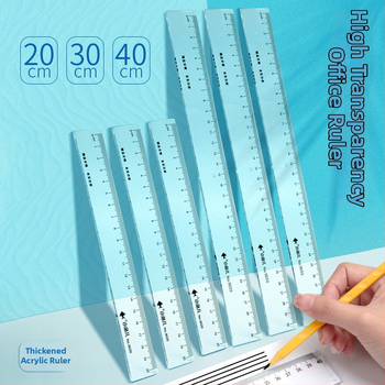 Ravnalo Small fish 9040, plastično, ravno