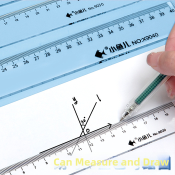 Ravnalo Small fish 9040, plastično, ravno