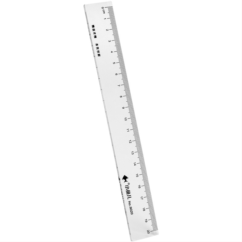 Ravnalo Small fish 9040, plastično, ravno