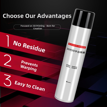 Príslušenstvo pre 3D tlač Create Wisdom Sprej na horúce lôžko proti deformácii PLA lepidlo (Brand: Create Wisdom; Model: Hot Bed Spray; Type: 3D Printing Supplies)