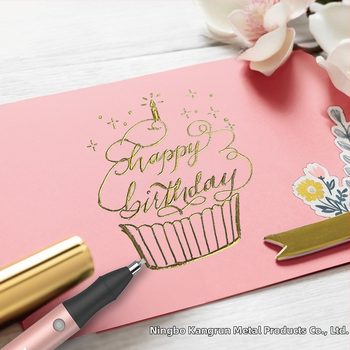 KR123-1 prijenosni alat za toplinsko tiskanje od aluminijske legure, za papir i kožu, Kangrun, punjiv