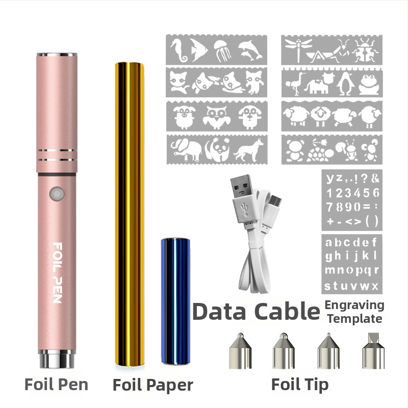KR123-1 prijenosni alat za toplinsko tiskanje od aluminijske legure, za papir i kožu, Kangrun, punjiv