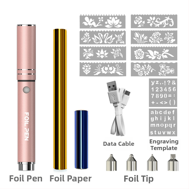 KR123-1 prijenosni alat za toplinsko tiskanje od aluminijske legure, za papir i kožu, Kangrun, punjiv