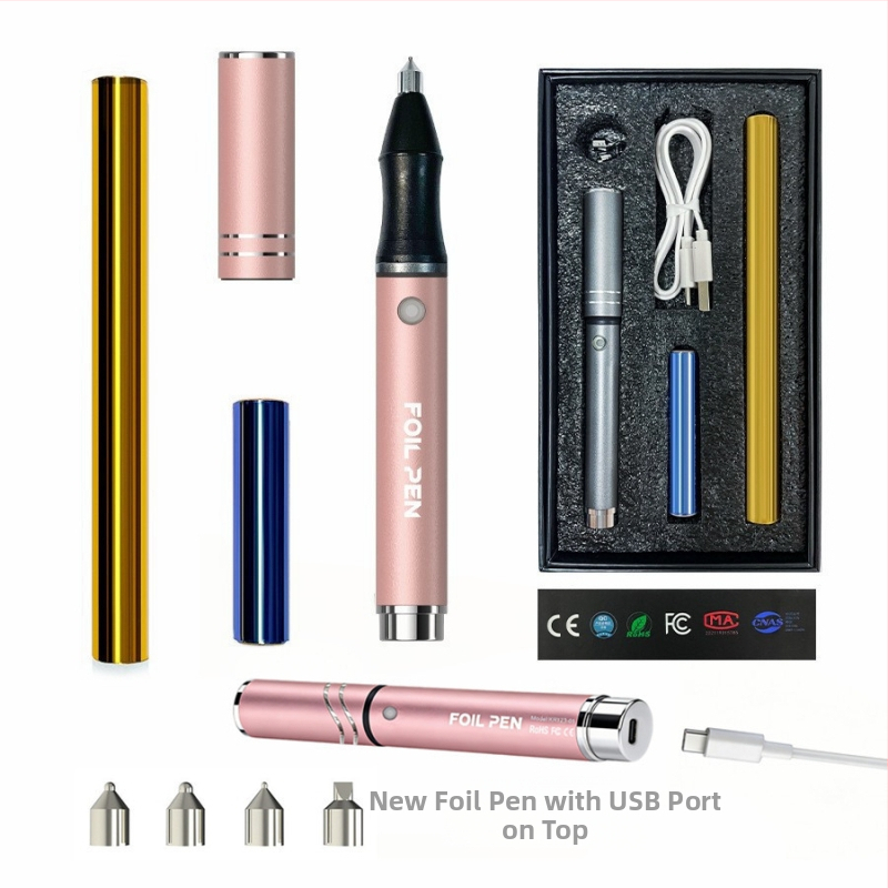 KR123-1 prijenosni alat za toplinsko tiskanje od aluminijske legure, za papir i kožu, Kangrun, punjiv