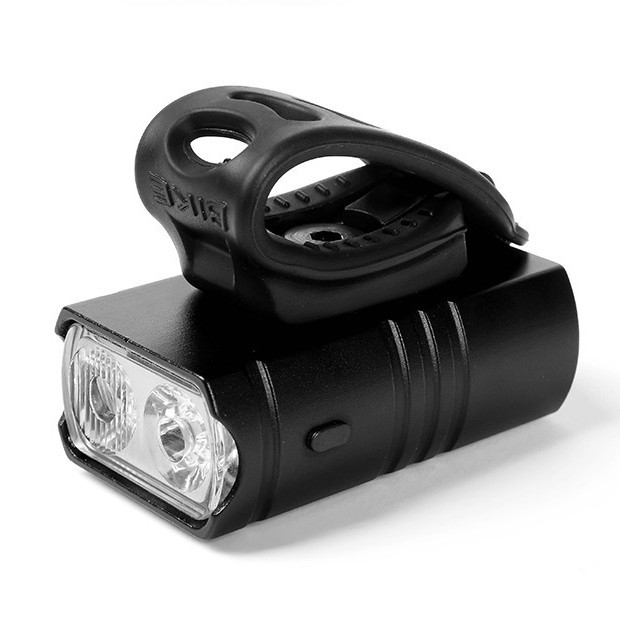 FL Lanternă frontală pentru bicicletă mini cu două capete T6, LED, impermeabil, pentru plimbări nocturne în aer liber.