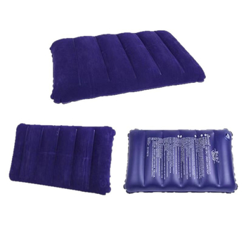 Надуваема правоъгълна PVC пътна възглавница за възрастни – единичен потребител, лумбална опора