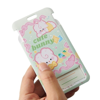 Suport pentru carduri cu desen animat pentru carduri de autobuz și ID – plastic, personalizabil