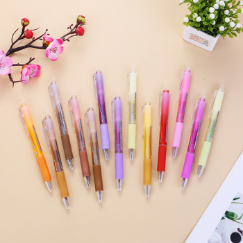 Σετ Διαγραψίμων Στυλό Γέλης — Κλείσιμο με Πάτημα, Μύτη Τύπου Σφαίρας, Άκρη από Ανοξείδωτο Ατσάλι, Συσκευασία σε Κουτί